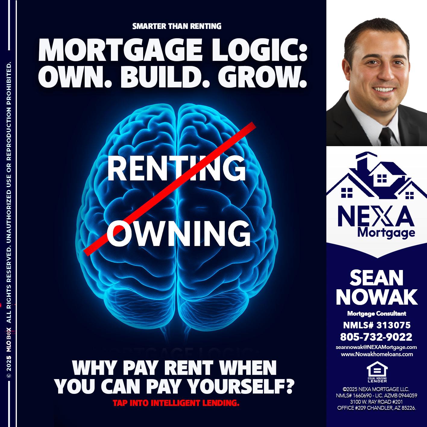 mortgage logic - Sean Nowak -Mortgage Consultant