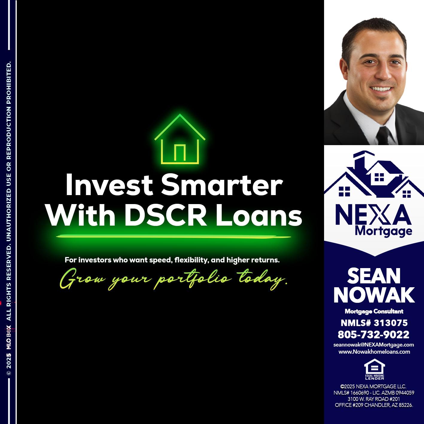 invest smarter - Sean Nowak -Mortgage Consultant