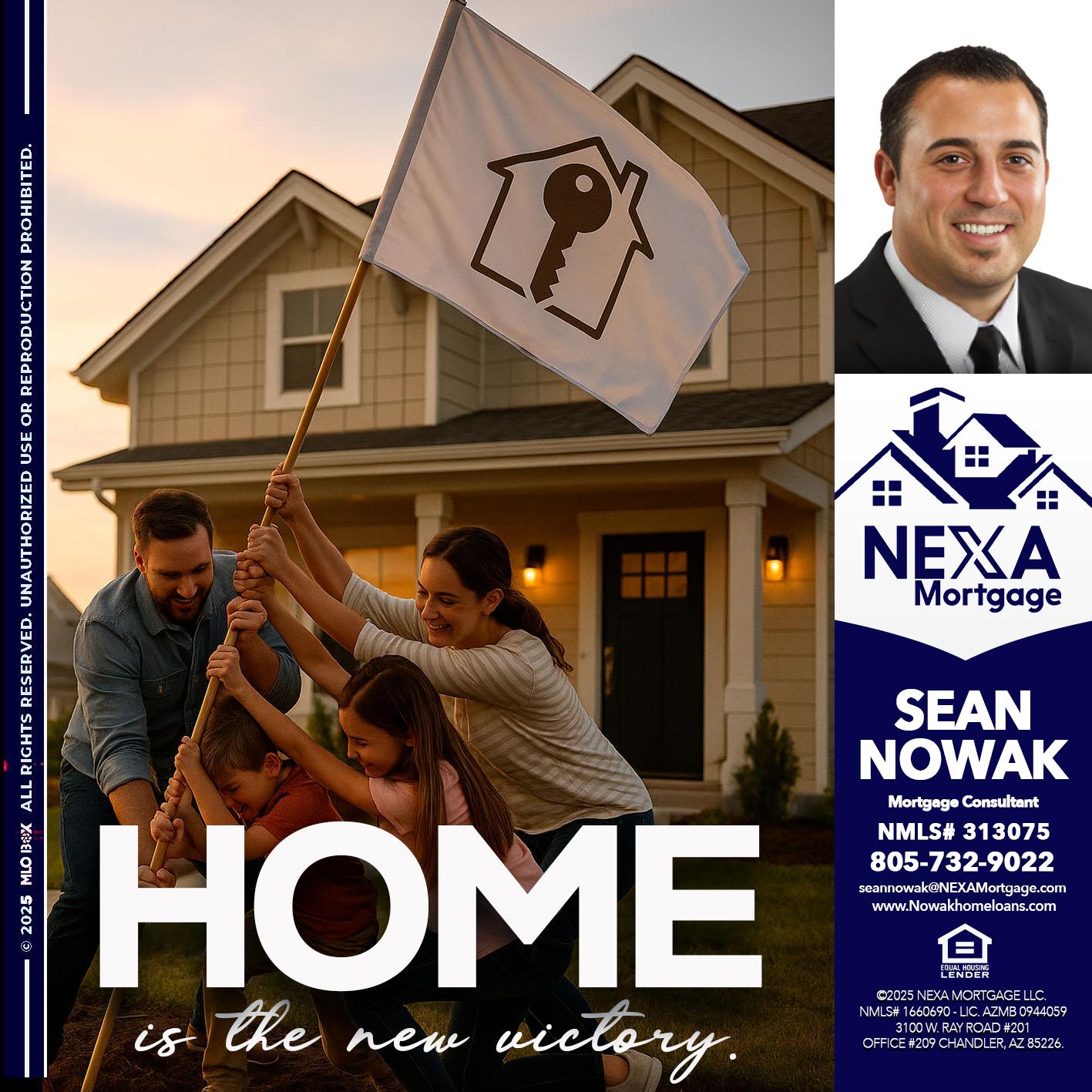 HOME IS - Sean Nowak -Mortgage Consultant