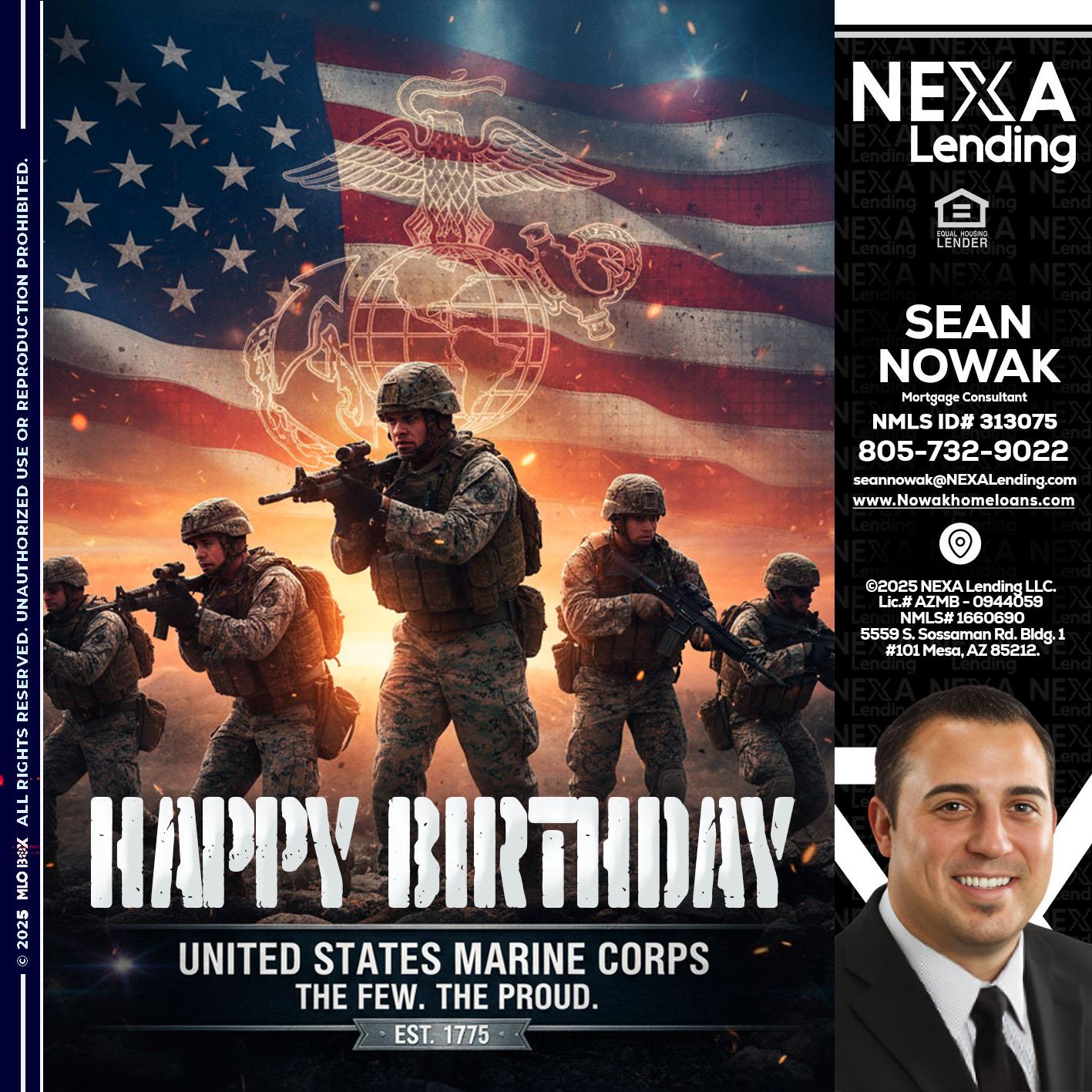 happy birthday - Sean Nowak -Mortgage Consultant