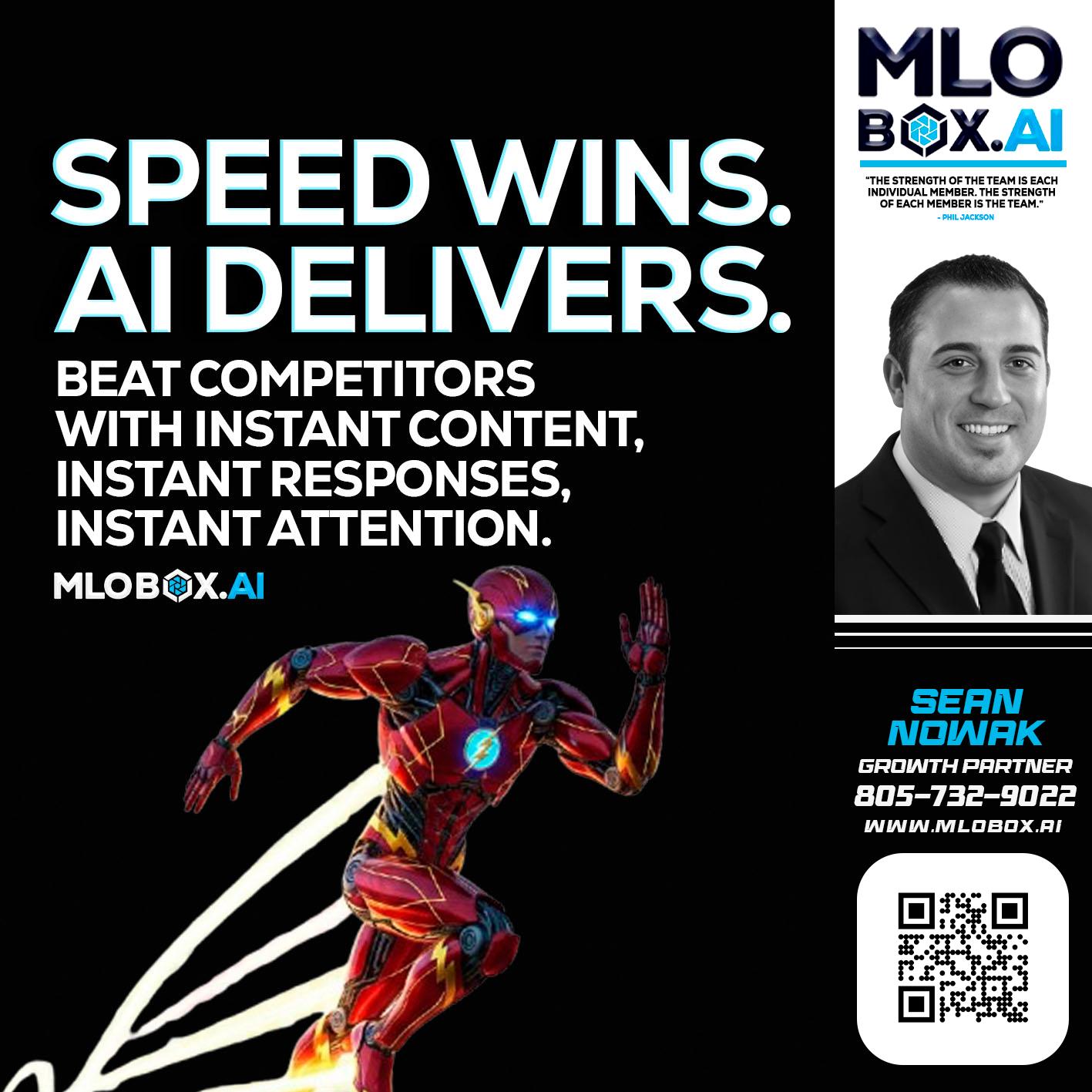 SPEED WINS - Sean Nowak -Mortgage Consultant