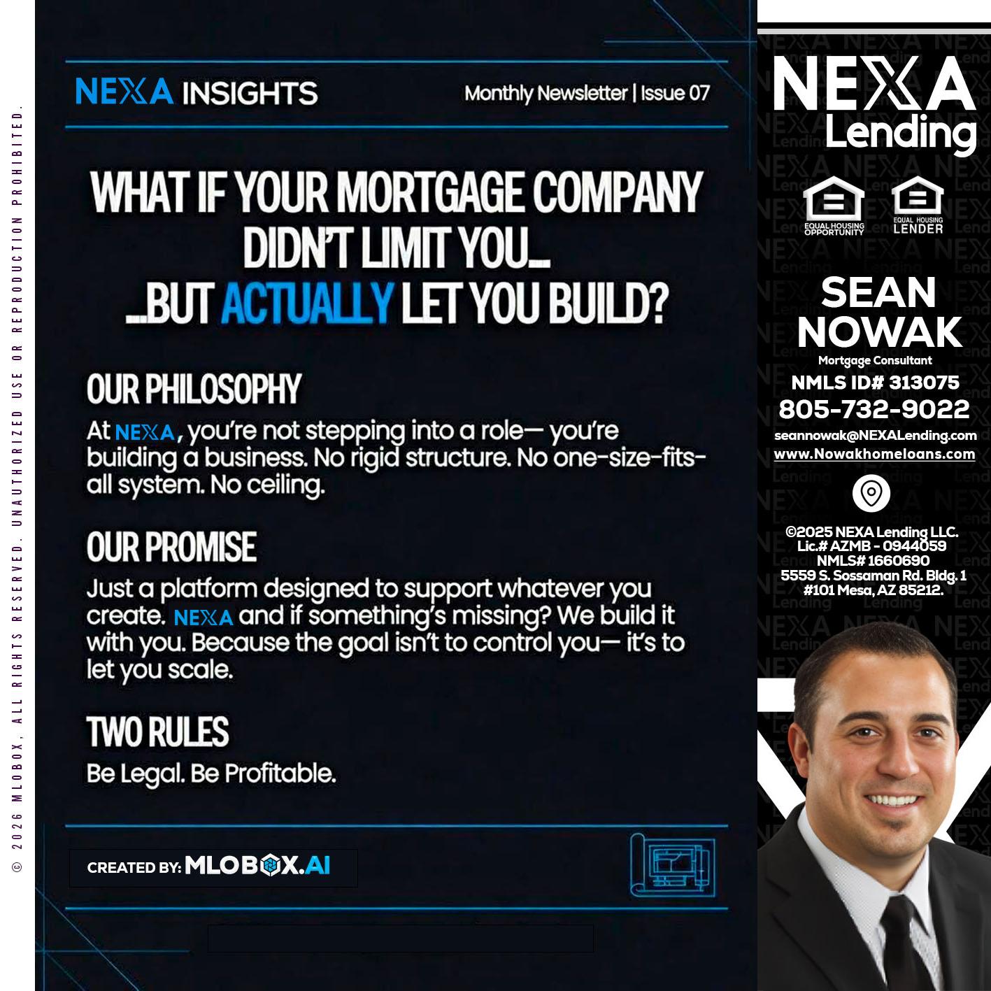 NEXA INSIGHTS - Sean Nowak -Mortgage Consultant