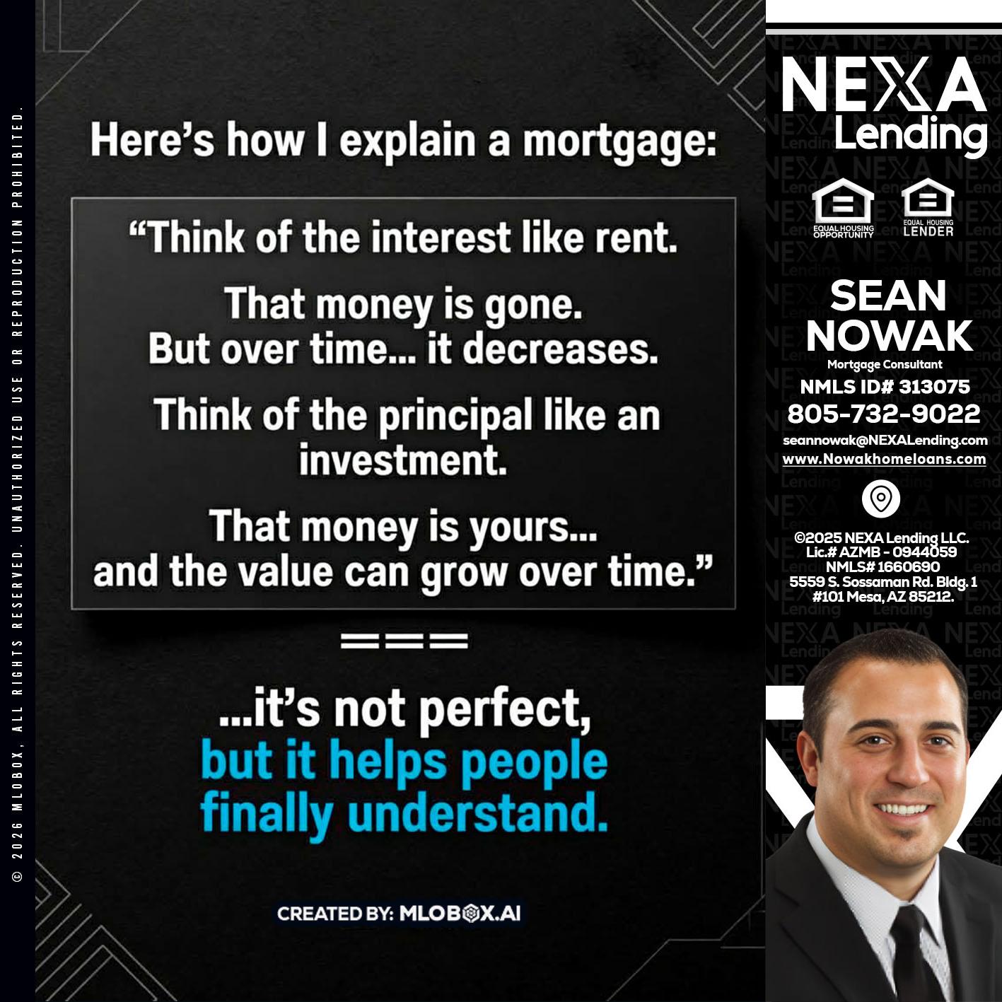 HERES NOW - Sean Nowak -Mortgage Consultant