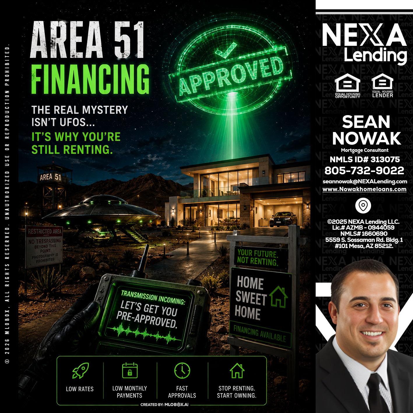 AREA 51 - Sean Nowak -Mortgage Consultant