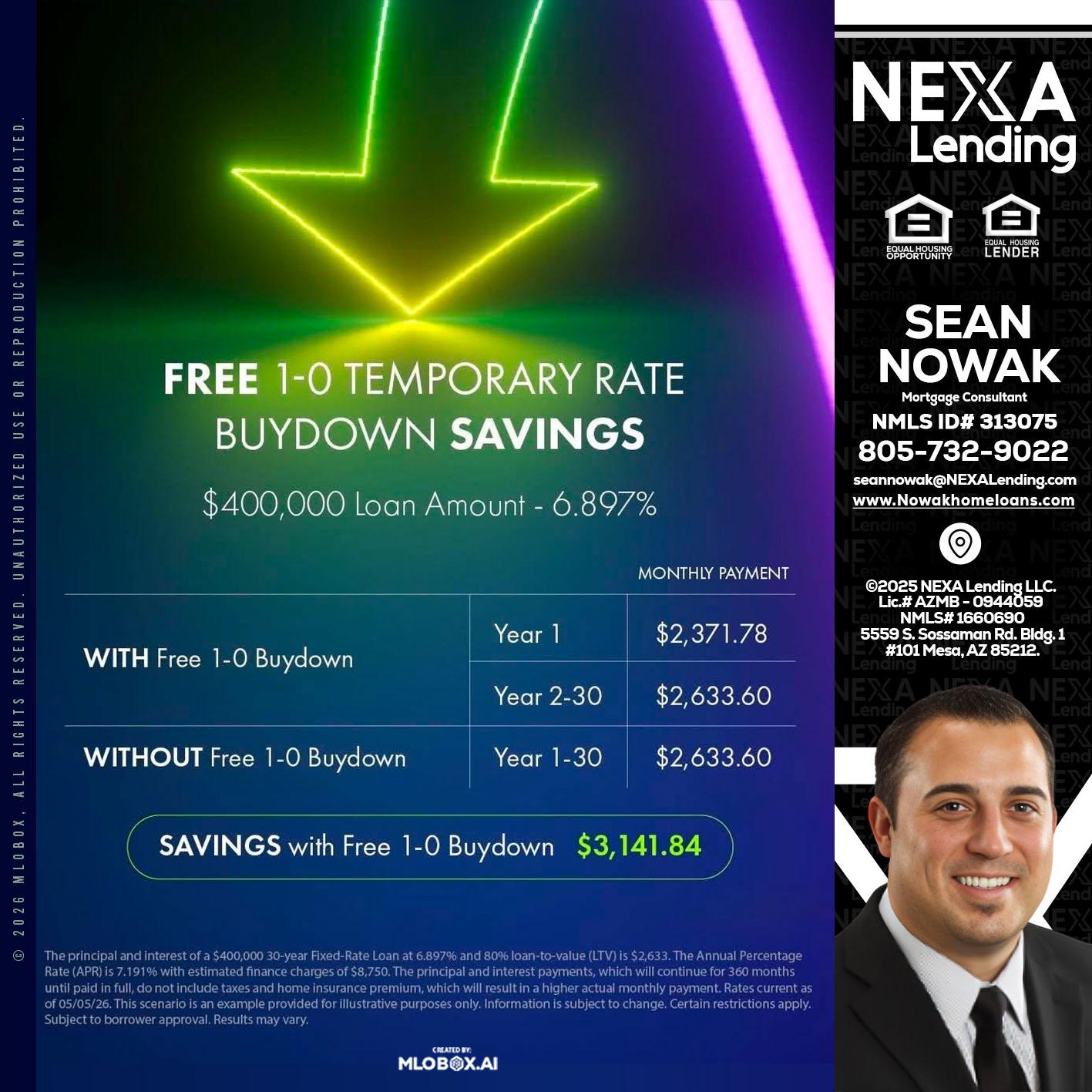 BUYDOWN - Sean Nowak -Mortgage Consultant