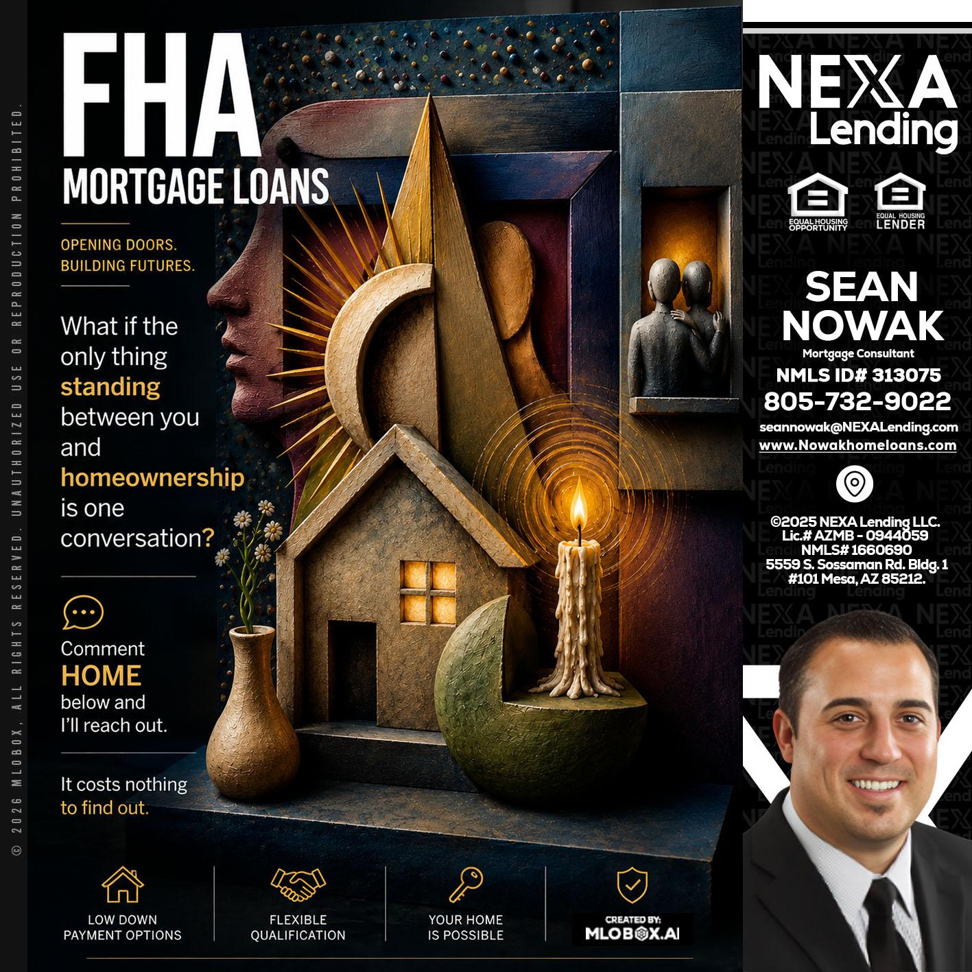 FHA - Sean Nowak -Mortgage Consultant