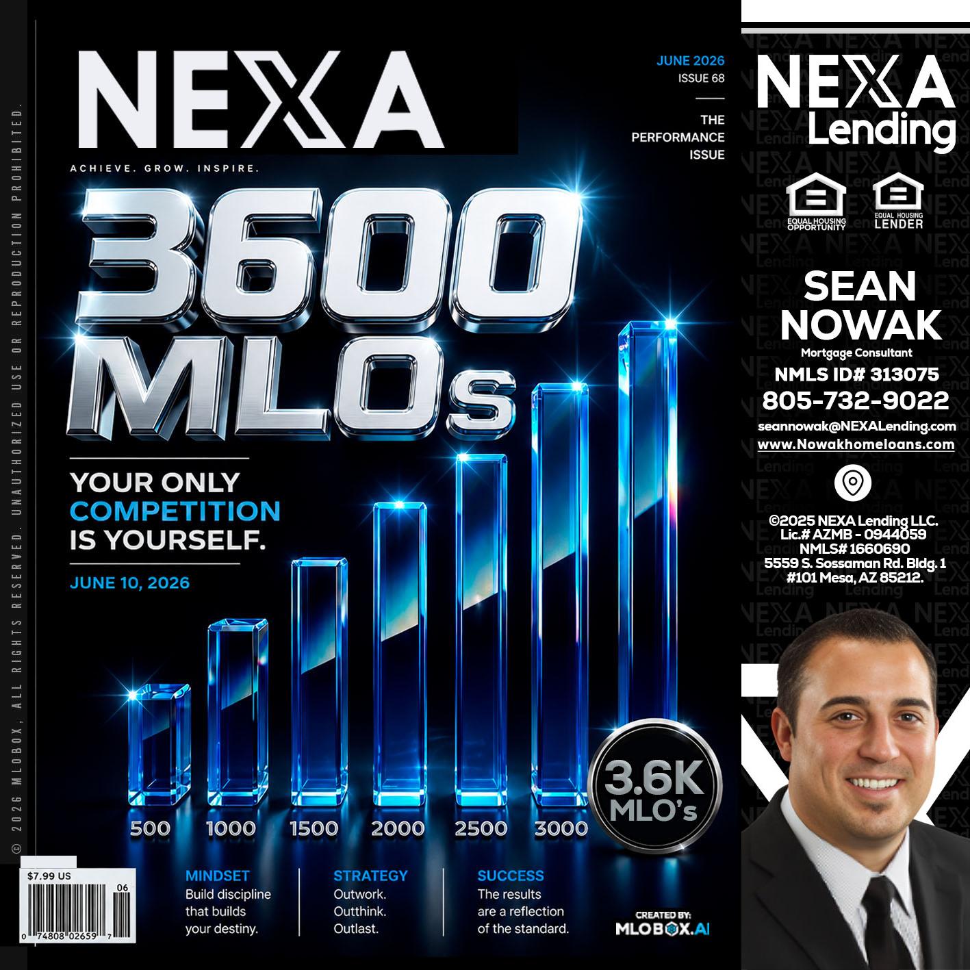 3600 MLOs - Sean Nowak -Mortgage Consultant