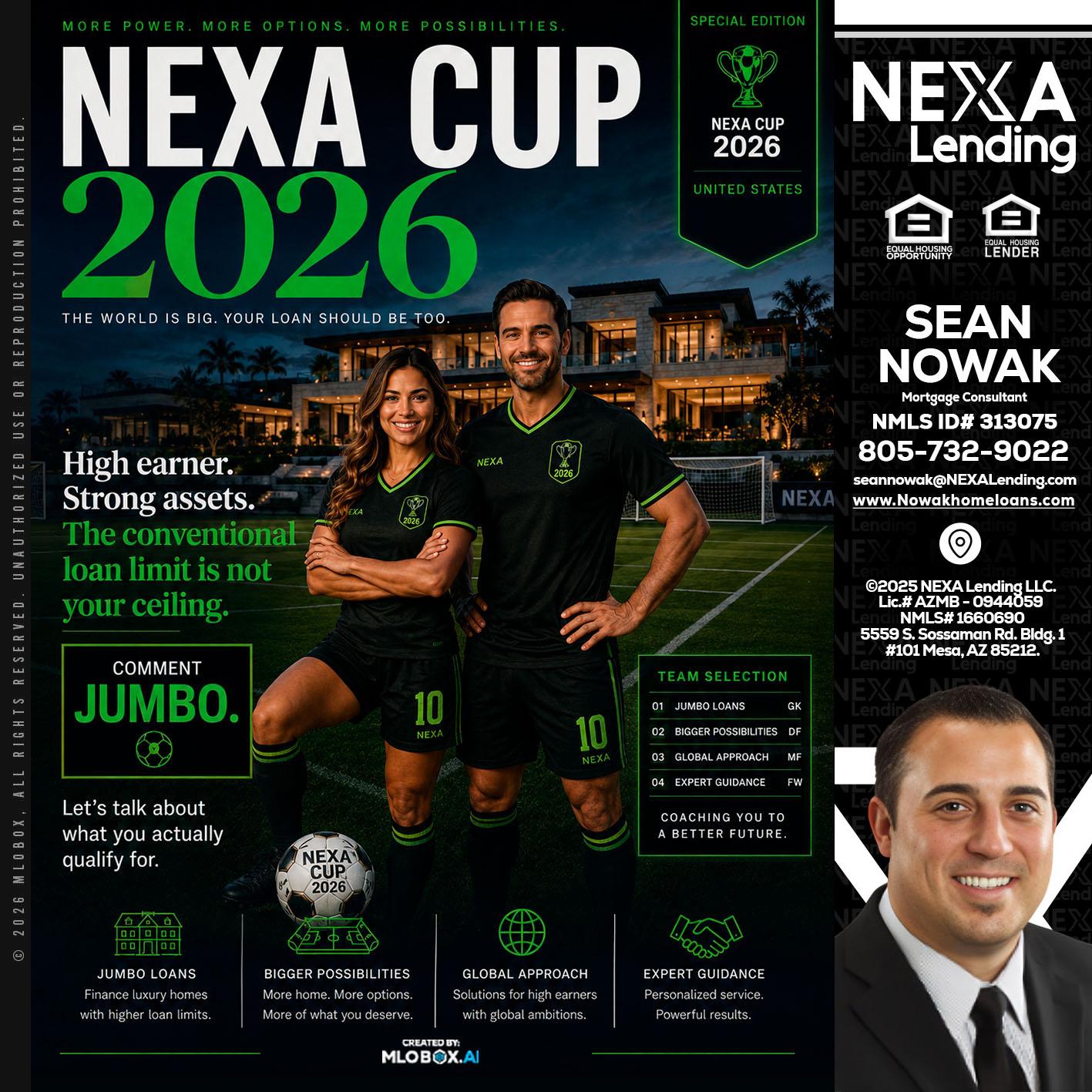 NEXA CUP 2026 - Sean Nowak -Mortgage Consultant