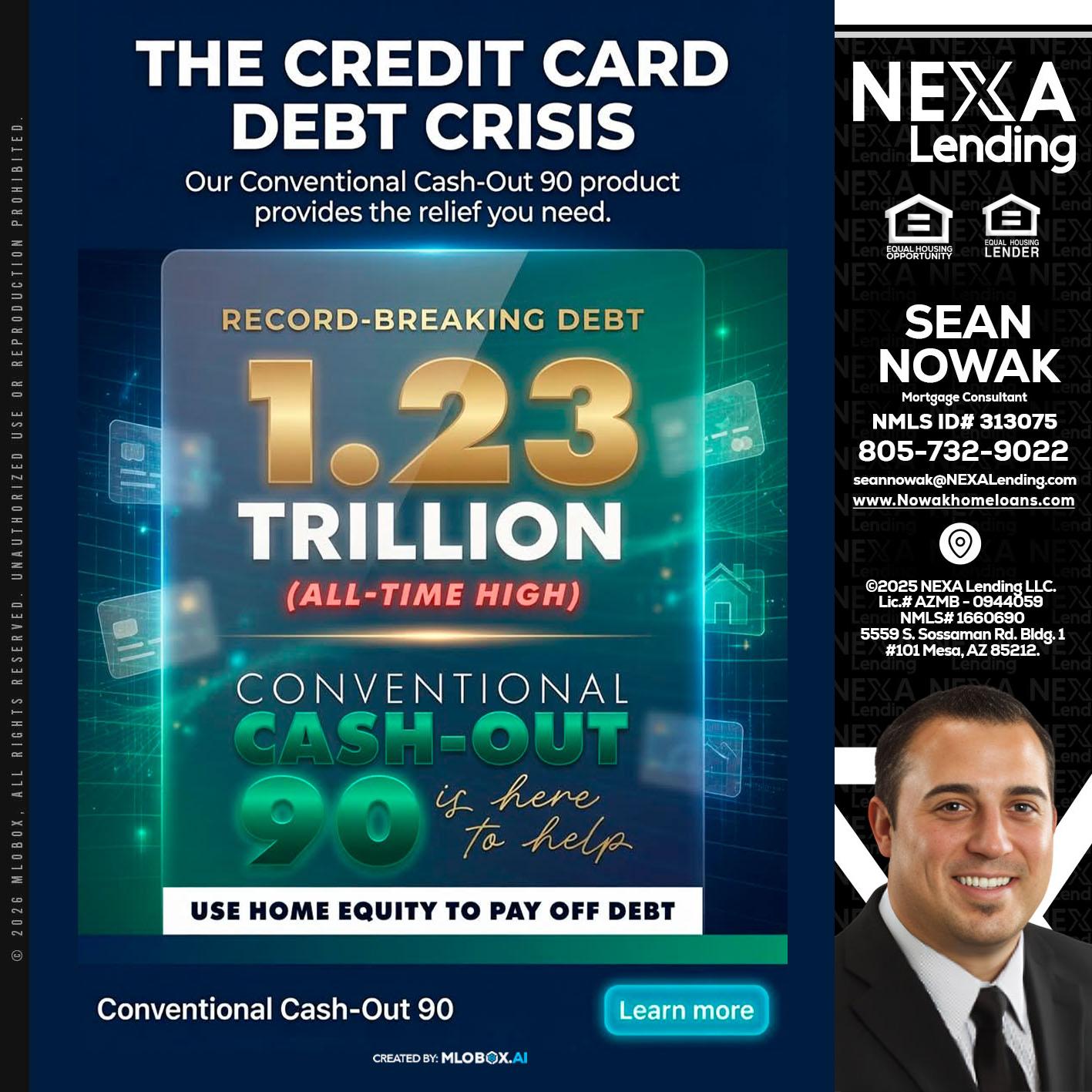 THE CREDIT CARD - Sean Nowak -Mortgage Consultant