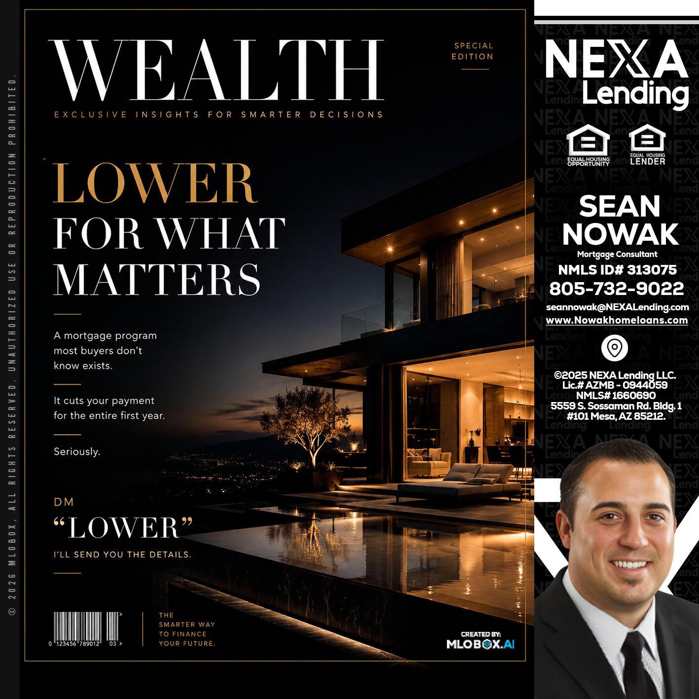 WEALTH - Sean Nowak -Mortgage Consultant