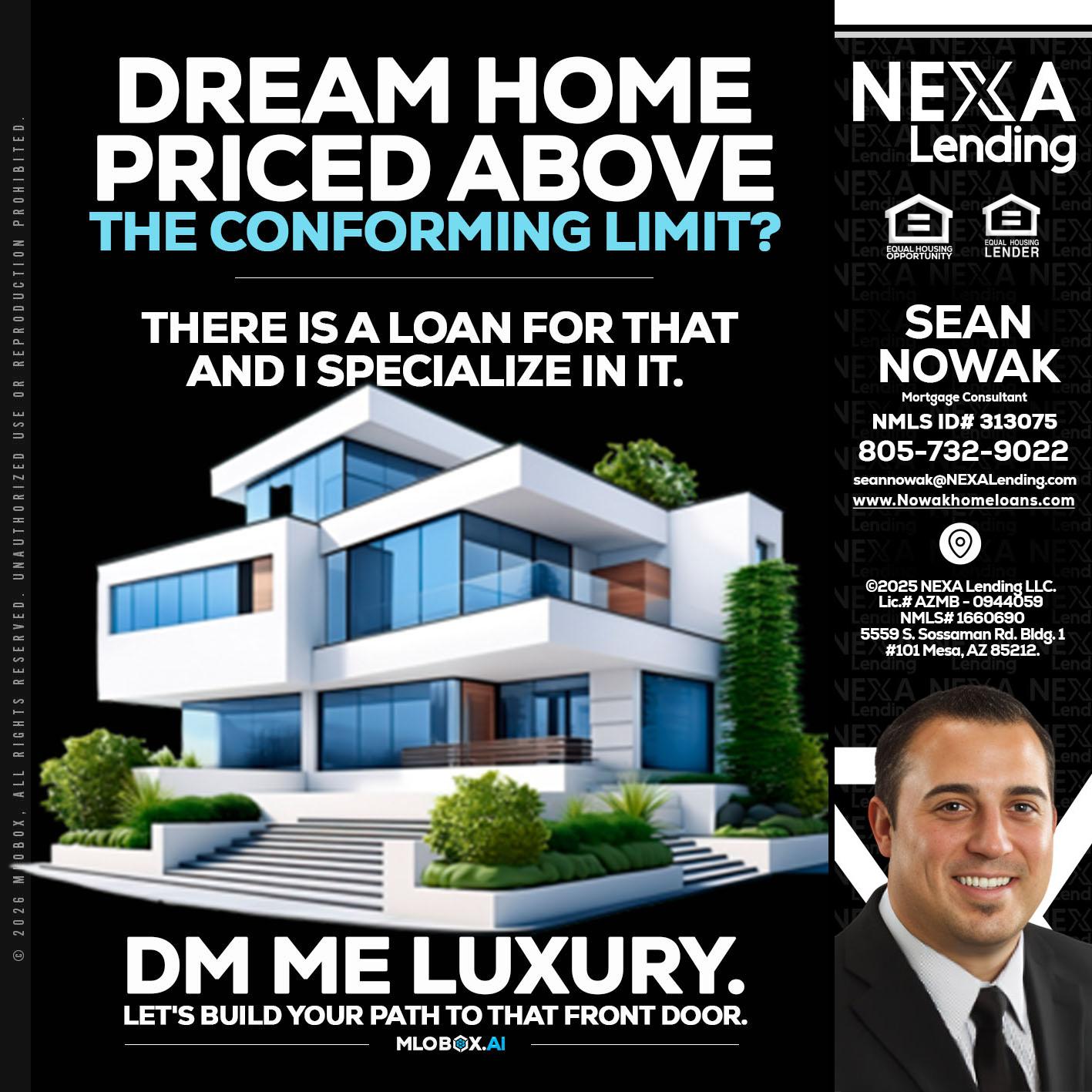 DREAM HOME - Sean Nowak -Mortgage Consultant