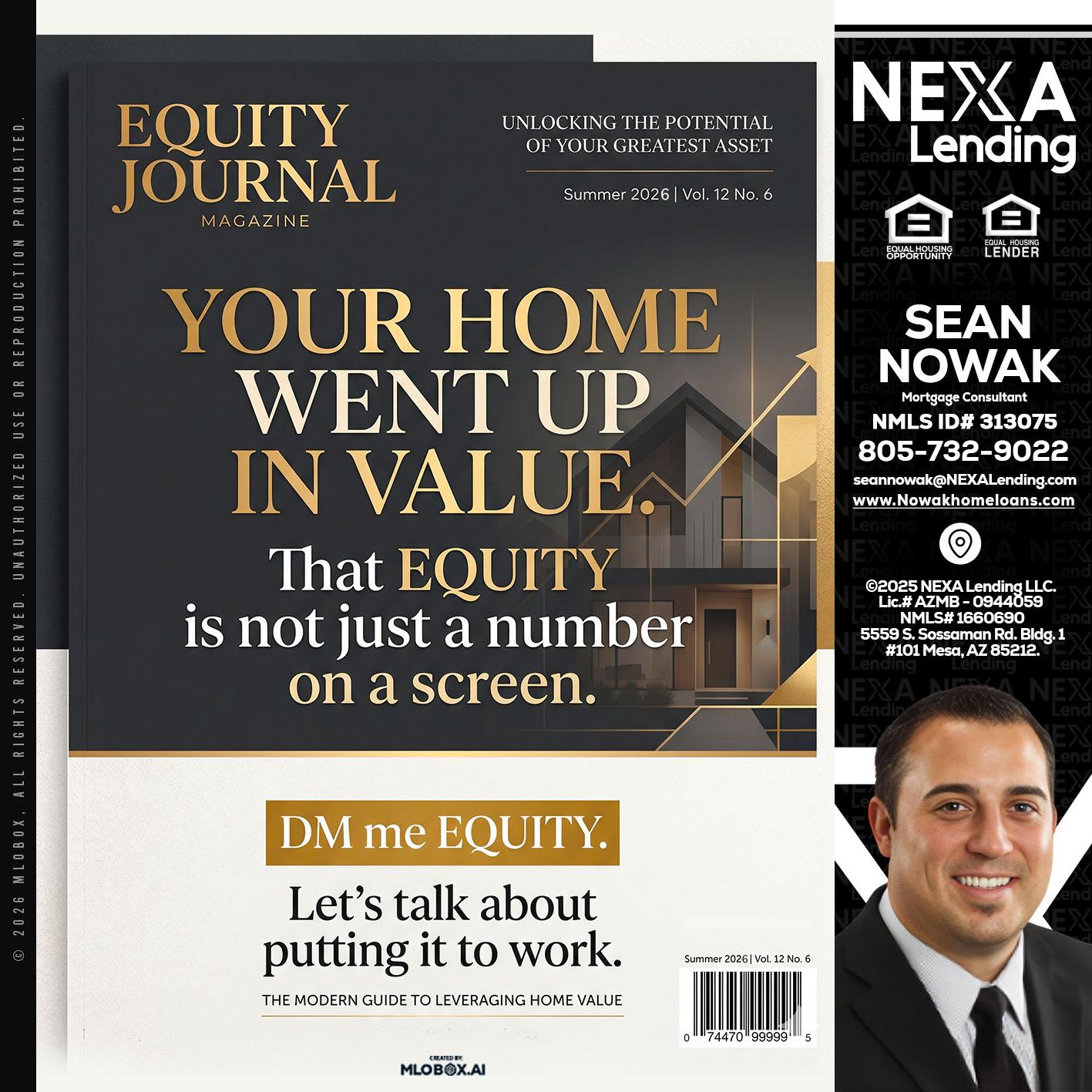 YOUR HOME - Sean Nowak -Mortgage Consultant