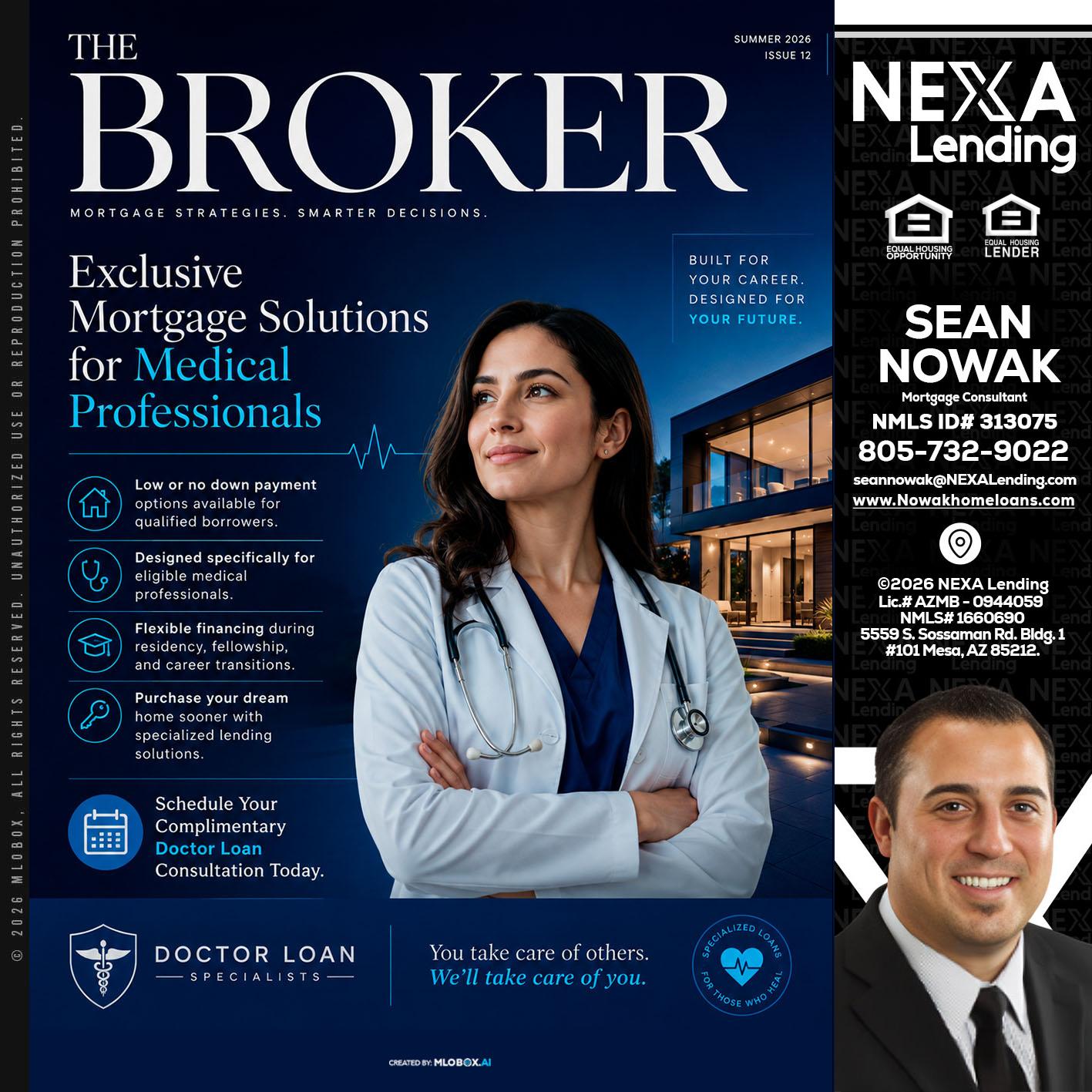 THE BROKER - Sean Nowak -Mortgage Consultant